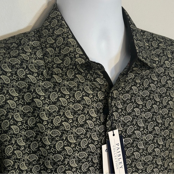 Paisley Collection Shirt NWT size large Silverstone - Picture 3 of 12